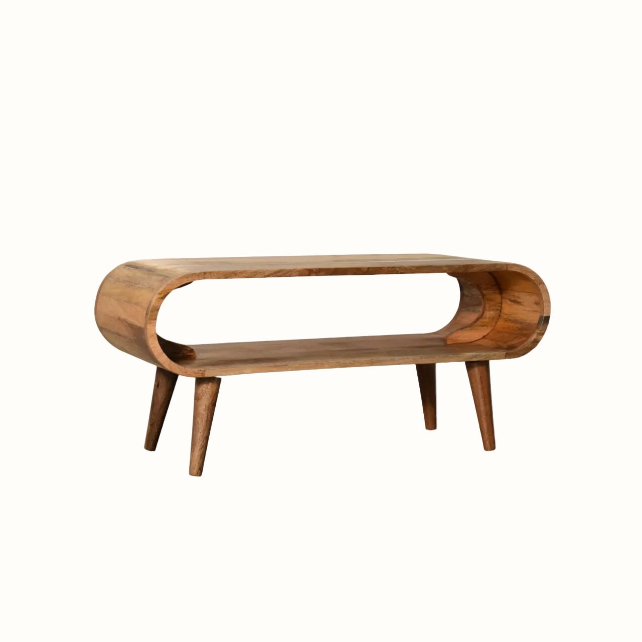 Laurie Open Slimline Coffee Table, Medium - Natural Coffee Tables - Bokel Home