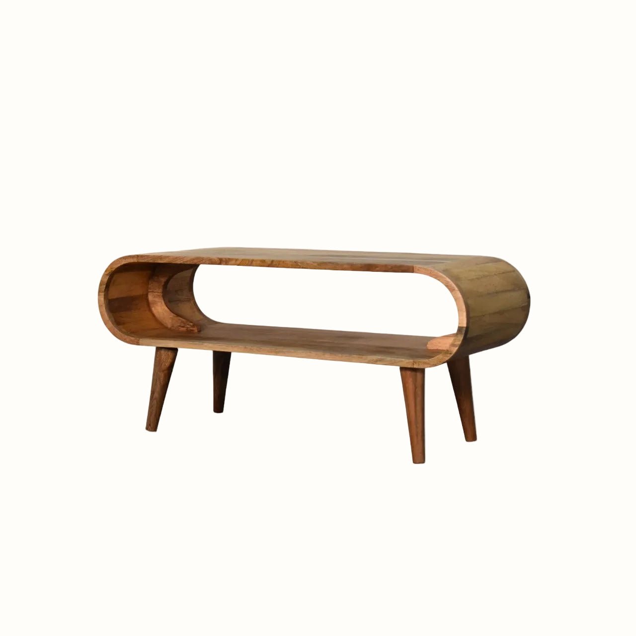 Laurie Open Slimline Coffee Table, Medium - Natural Coffee Tables - Bokel Home