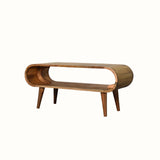 Laurie Open Slimline Coffee Table, Medium - Natural Coffee Tables - Bokel Home