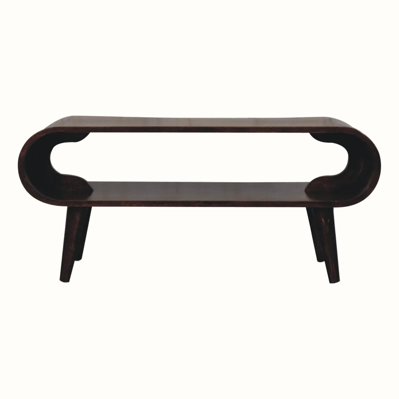 Laurie Open Slimline Coffee Table, Medium - California Walnut Coffee Tables Bokel Home