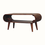 Laurie Open Slimline Coffee Table, Medium - Honey Caramel Coffee Tables Bokel Home