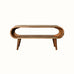 Laurie Open Slimline Coffee Table, Medium - Natural Coffee Tables Bokel Home