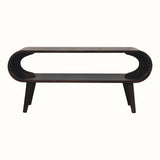 Laurie Open Slimline Coffee Table, Medium - Light Walnut Coffee Tables Bokel Home
