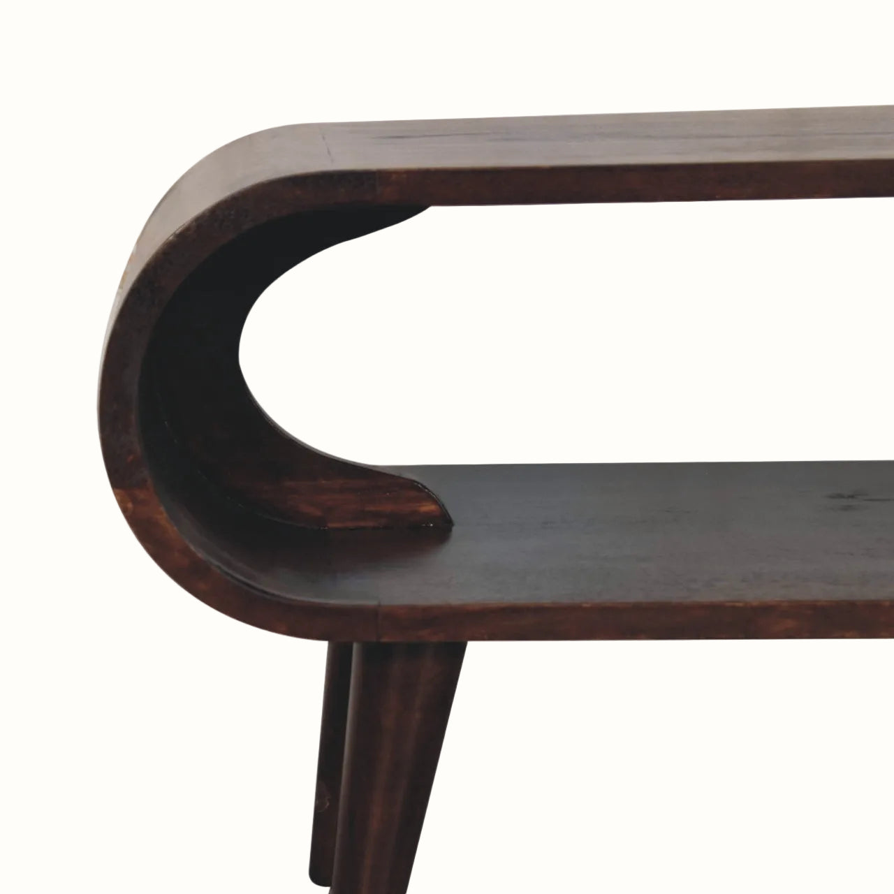 Laurie Open Slimline Coffee Table, Medium - Light Walnut Coffee Tables Bokel Home