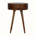 Lauro Bedside Table with 1 Drawer, Small - Chestnut Bedside Tables - Bokel Home