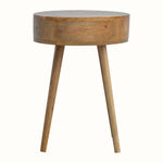 Lauro Bedside Table with 1 Drawer, Small - Natural Bedside Tables - Bokel Home