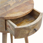 Lauro Bedside Table with 1 Drawer, Small - Natural Bedside Tables - Bokel Home