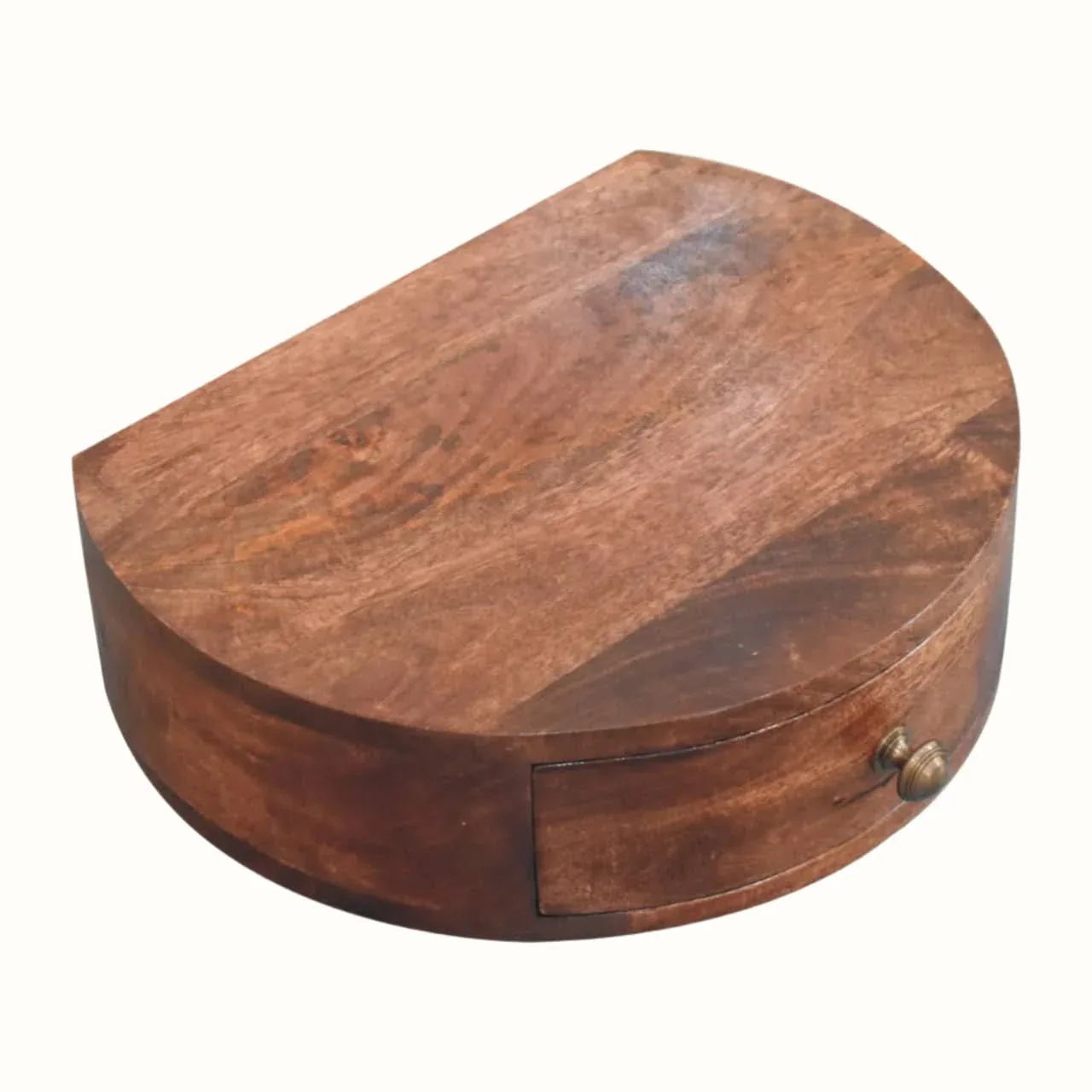 Lauro Wall Mounted Bedside Table - Honey Caramel Bedside Tables - Bokel Home