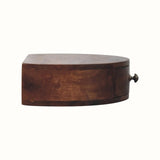 Lauro Wall Mounted Bedside Table, Small - Honey Caramel Bedside Tables - Bokel Home