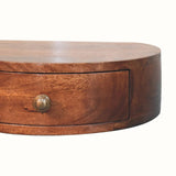 Lauro Wall Mounted Bedside Table, Small - Honey Caramel Bedside Tables - Bokel Home