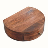Lauro Wall Mounted Bedside Table, Small - Honey Caramel Bedside Tables - Bokel Home