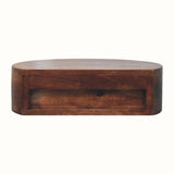 Lauro Wall Mounted Bedside Table, Small - Honey Caramel Bedside Tables - Bokel Home