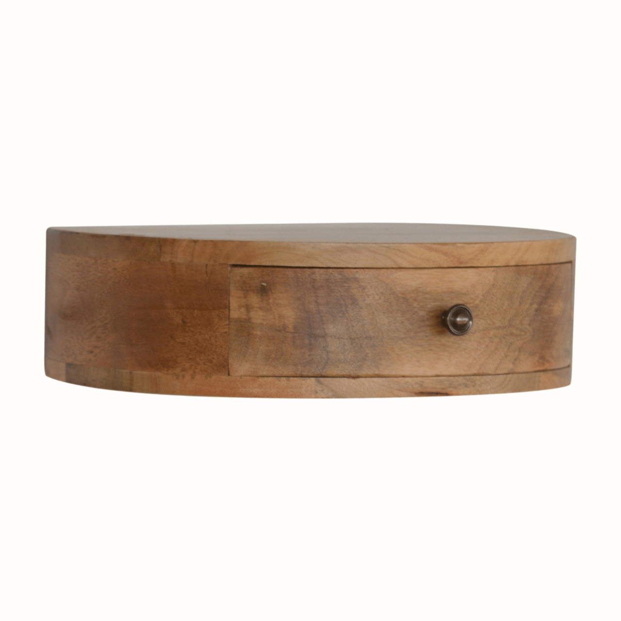 Lauro Wall Mounted Bedside Table, Small - Natural Bedside Tables - Bokel Home