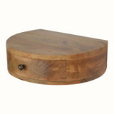 Lauro Wall Mounted Bedside Table, Small - Natural Bedside Tables - Bokel Home