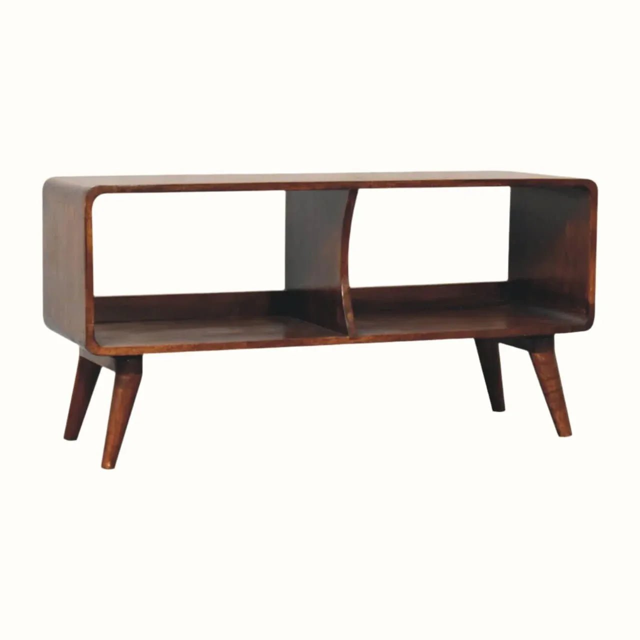 Leckie Double TV Stand, Large - Chestnut TV Stands - Bokel Home