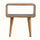 Leckie Open Bedside Table, Medium - Natural Bedside Tables - Bokel Home