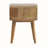 Leckie Open Bedside Table, Medium - Natural Bedside Tables - Bokel Home