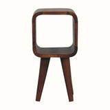 Leckie Open Bedside Table, Mini - Chestnut Bedside Tables - Bokel Home