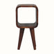Leckie Open Bedside Table, Mini - Chestnut Bedside Tables - Bokel Home