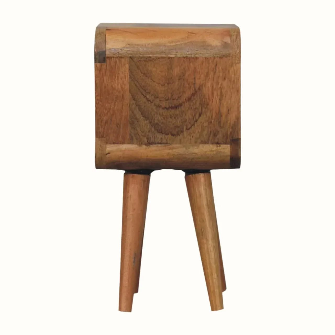 Leckie Open Bedside Table, Mini - Natural Bedside Tables - Bokel Home