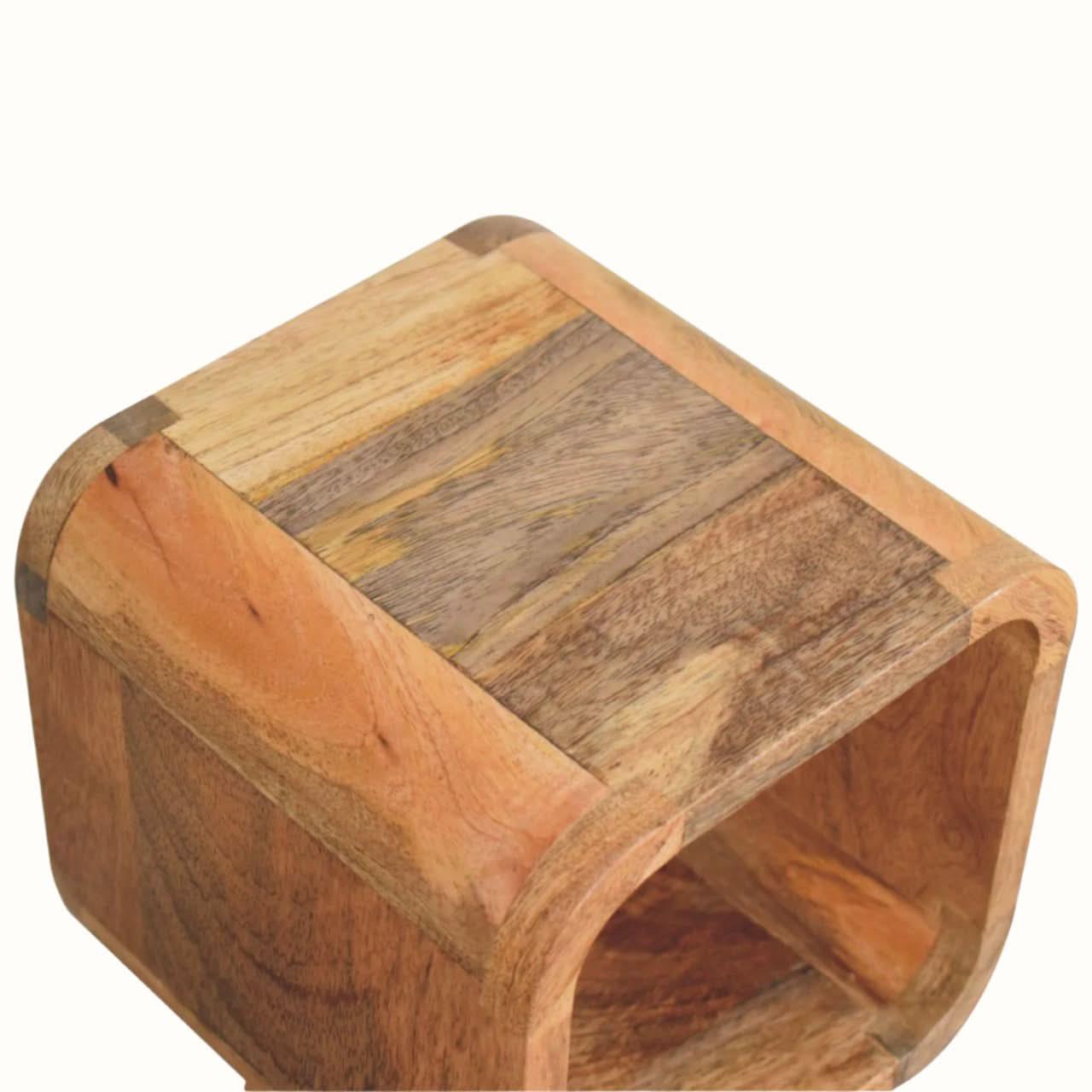 Leckie Open Bedside Table, Mini - Natural Bedside Tables - Bokel Home