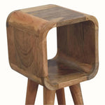 Leckie Open Bedside Table, Mini - Natural Bedside Tables - Bokel Home