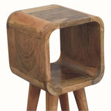 Leckie Open Bedside Table, Mini - Natural Bedside Tables - Bokel Home