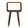 Leckie Open Bedside Table, Small - Chestnut Bedside Tables - Bokel Home