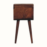 Leckie Open Bedside Table, Small - Honey Caramel Bedside Tables - Bokel Home