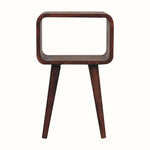 Leckie Open Bedside Table, Small - Honey Caramel Bedside Tables - Bokel Home