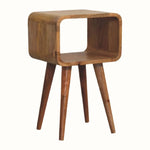 Leckie Open Bedside Table, Small - Natural Bedside Tables - Bokel Home