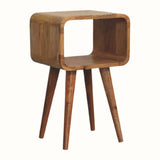 Leckie Open Bedside Table, Small - Natural Bedside Tables - Bokel Home