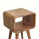Leckie Open Bedside Table, Small - Natural Bedside Tables - Bokel Home