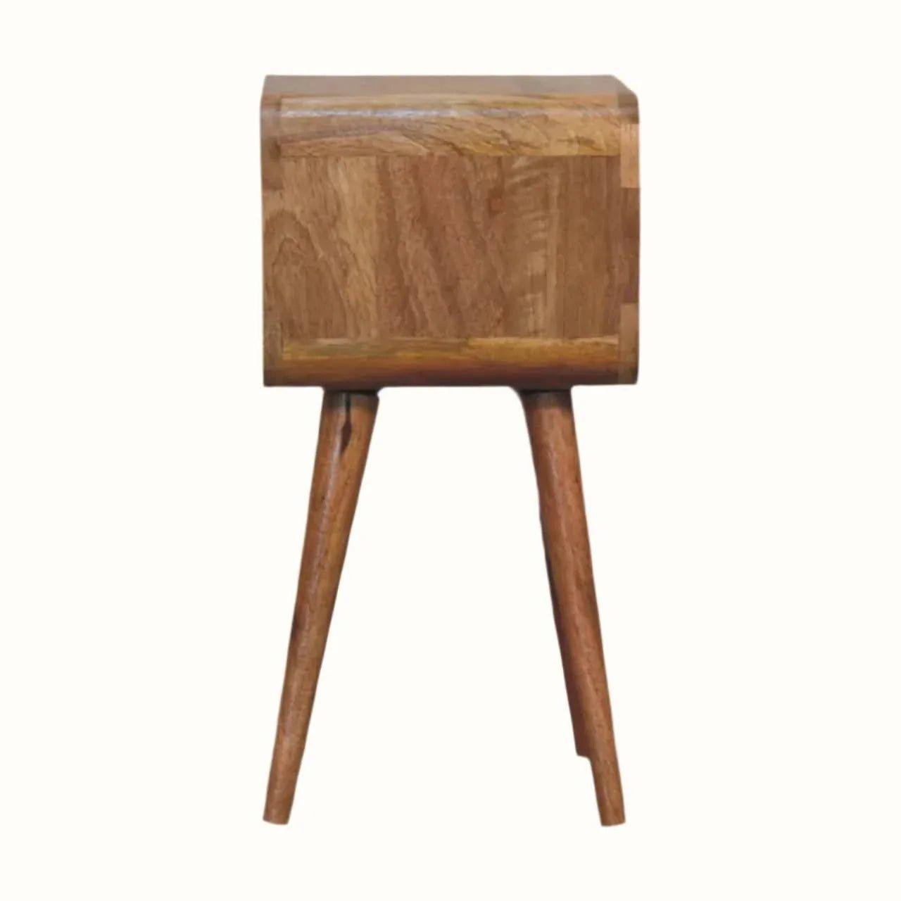 Leckie Open Bedside Table, Small - Natural Bedside Tables - Bokel Home