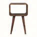 Leckie Open Bedside Table, Small - Natural Bedside Tables - Bokel Home
