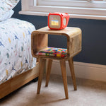 Leckie Open Bedside Table, Small - Natural Bedside Tables - Bokel Home