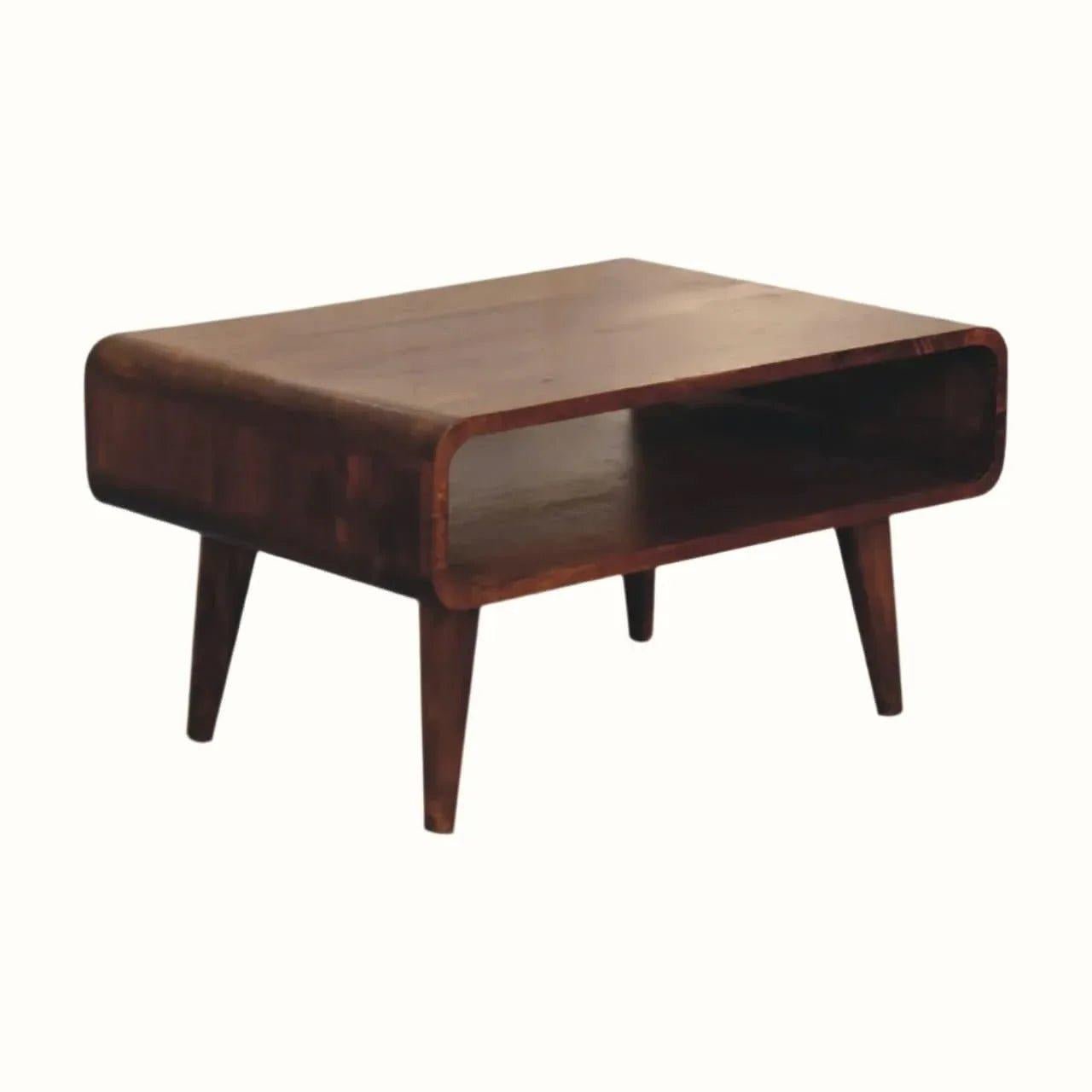 Leckie Open TV Stand, Small - Chestnut TV Stands - Bokel Home