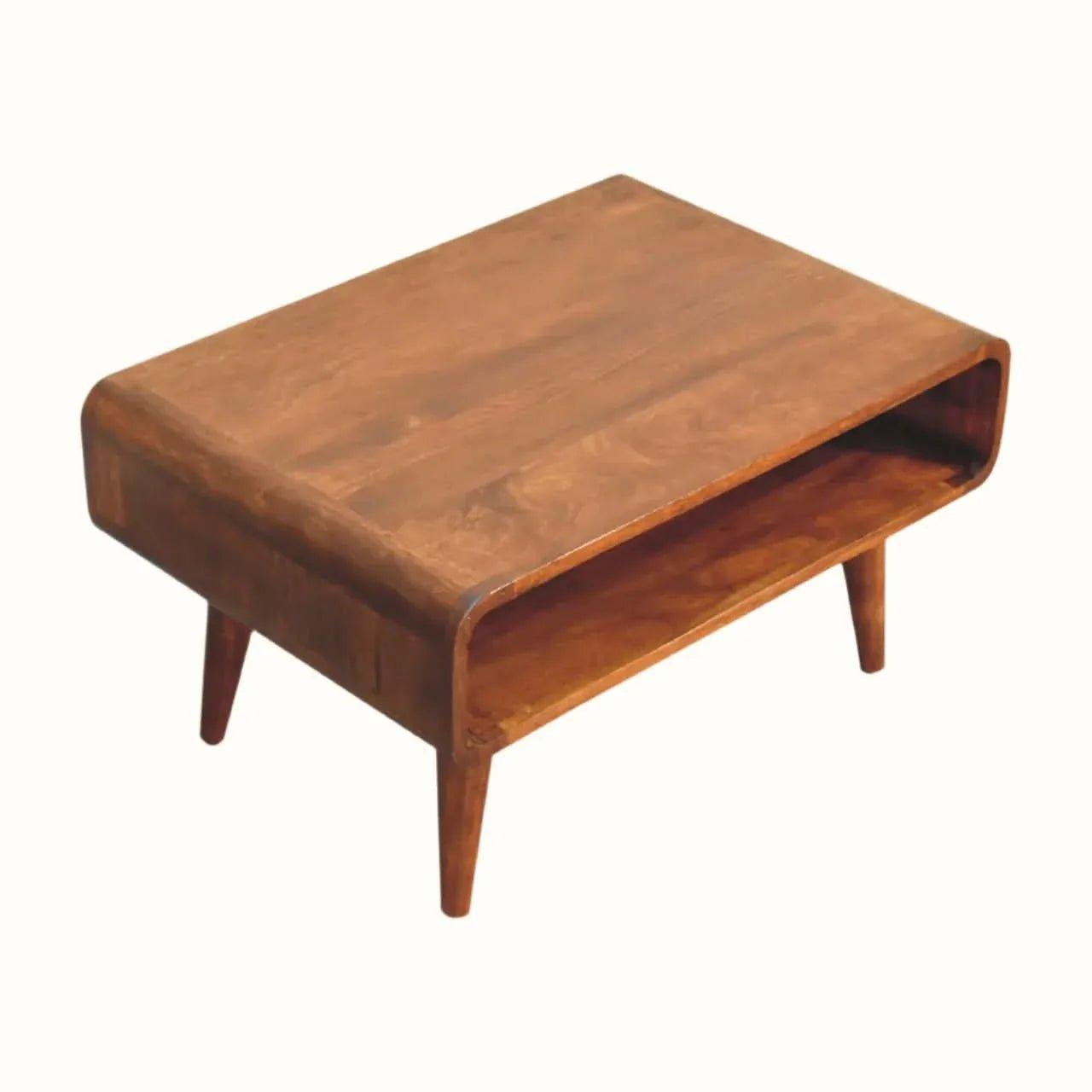 Leckie Open TV Stand, Small - Chestnut TV Stands - Bokel Home