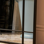 Ledwell Panelled Mirror, Large - Black Mirrors - Bokel Home