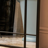 Ledwell Panelled Mirror, Large - Black Mirrors - Bokel Home