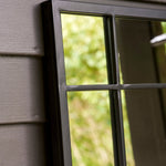 Ledwell Panelled Mirror, Large - Black Mirrors - Bokel Home