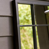 Ledwell Panelled Mirror, Large - Black Mirrors - Bokel Home