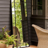 Ledwell Panelled Mirror, Large - Black Mirrors - Bokel Home