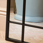 Ledwell Panelled Mirror, Large - Black Mirrors - Bokel Home