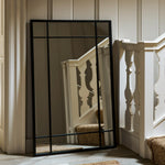 Ledwell Panelled Mirror, Medium - Black Mirrors - Bokel Home