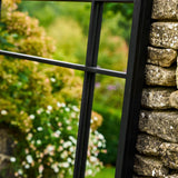 Ledwell Panelled Mirror, Medium - Black Mirrors - Bokel Home
