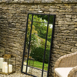 Ledwell Panelled Mirror, Medium - Black Mirrors - Bokel Home