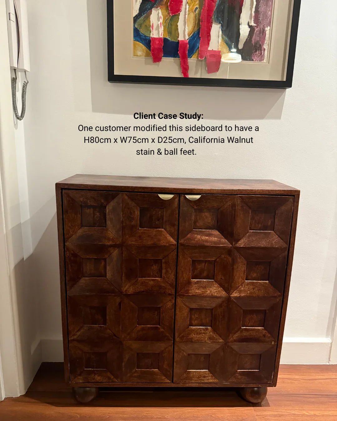 Lillian Sideboard - Chestnut Cabinets & Sideboards - Bokel Home
