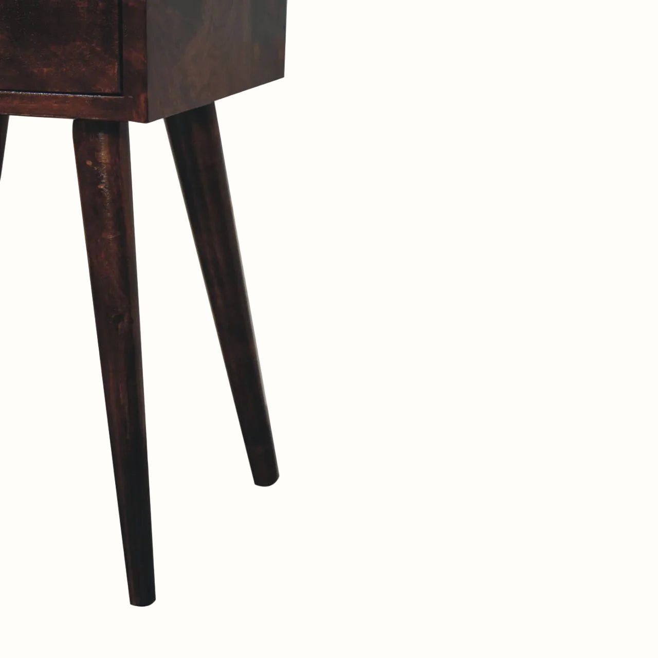 Littler Open Bedside Table with Drawer, Mini - California Walnut Bedside Tables - Bokel Home
