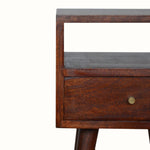 Littler Open Bedside Table with Drawer, Mini - Cherry Bedside Tables - Bokel Home